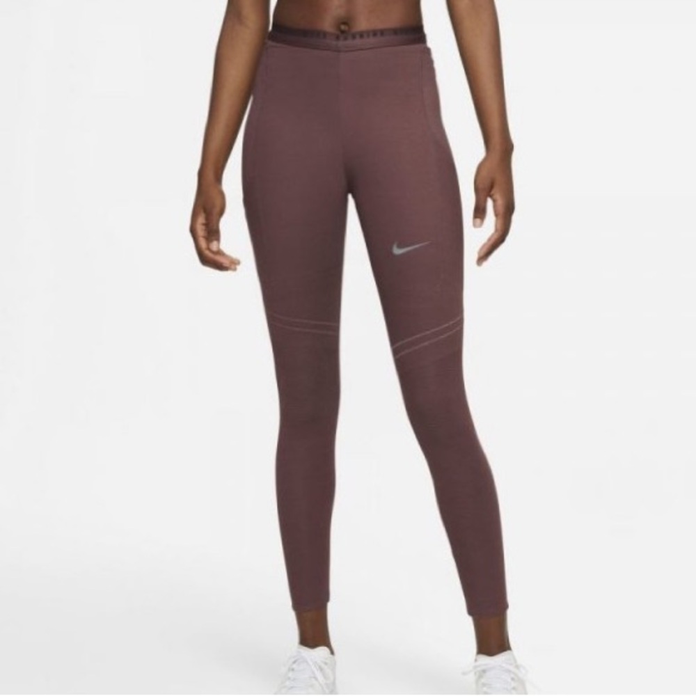 NWT Nike Women's Running Leggings Maroon XL $140